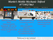 Tablet Screenshot of mobile-mechanic-telford.co.uk